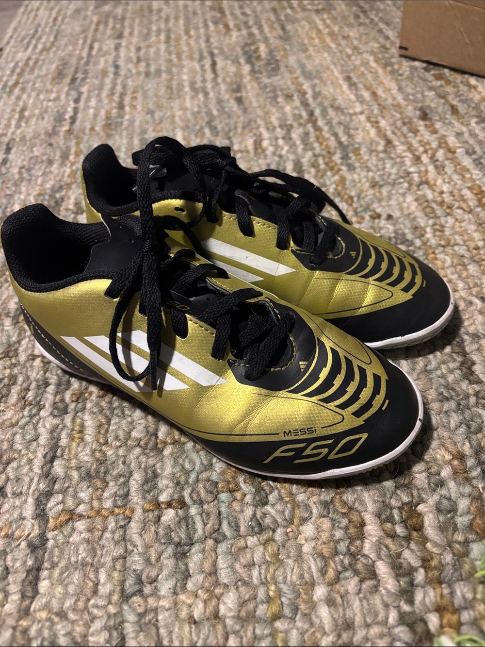 Adidas Kids Messi F50 Indoor Soccer Sneakers